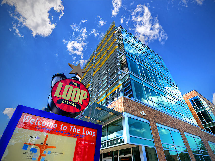University City loop shopping and entertainment district