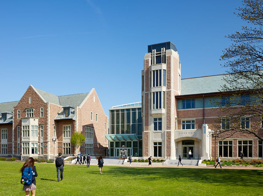 Image of Bauer Hall on the Danforth Campus