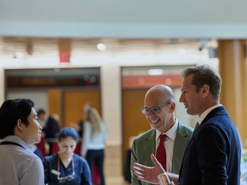 WashU Olin faculty participate in a network luncheon following the 1/2 day event.