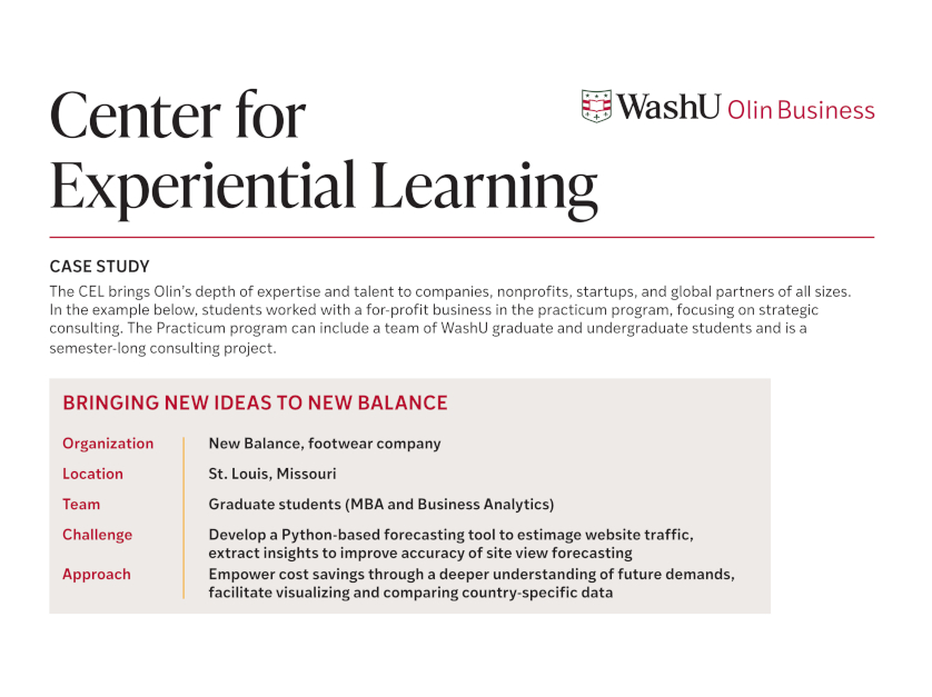 CEL New Balance Case Study