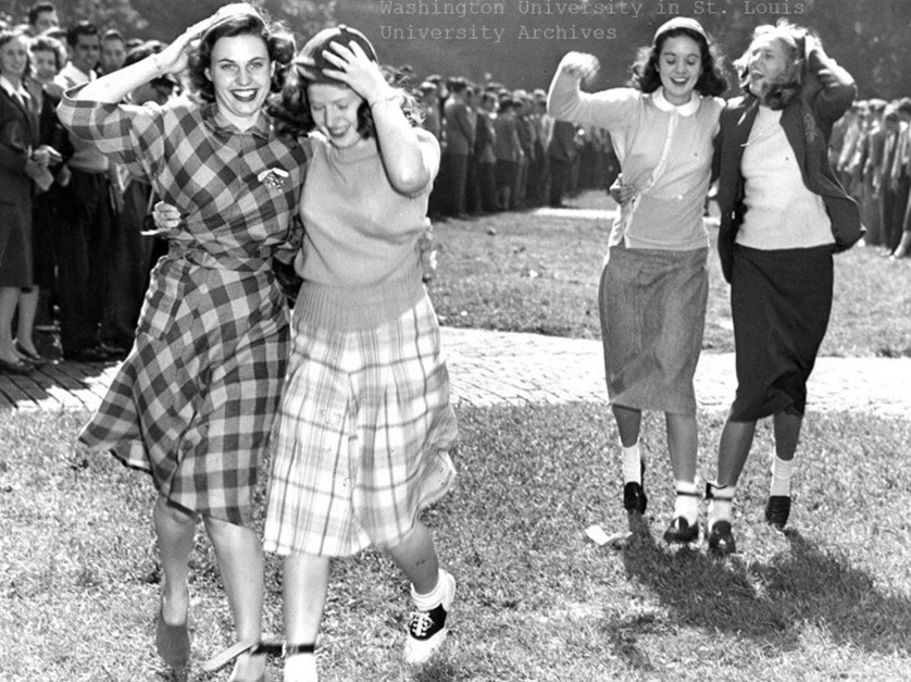 First-year students in 1948