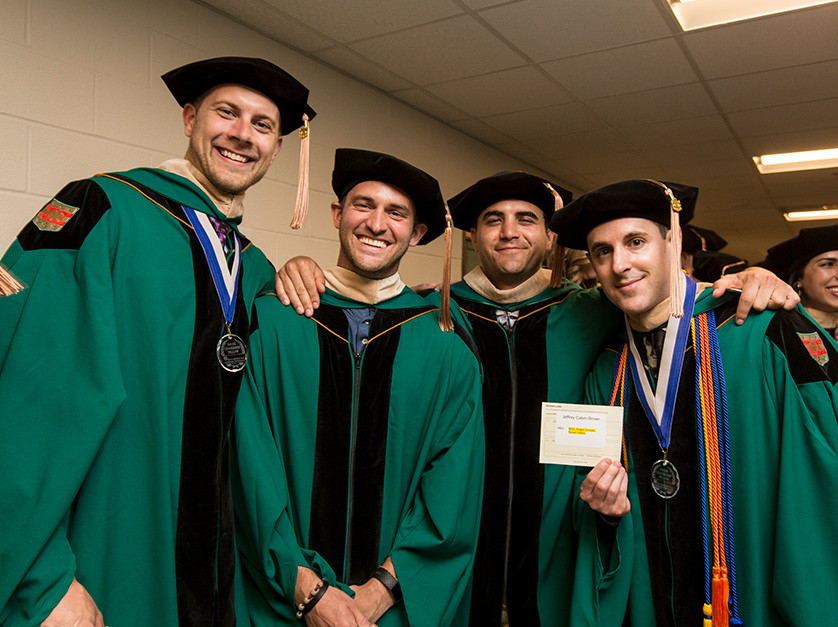 Students on graduation day