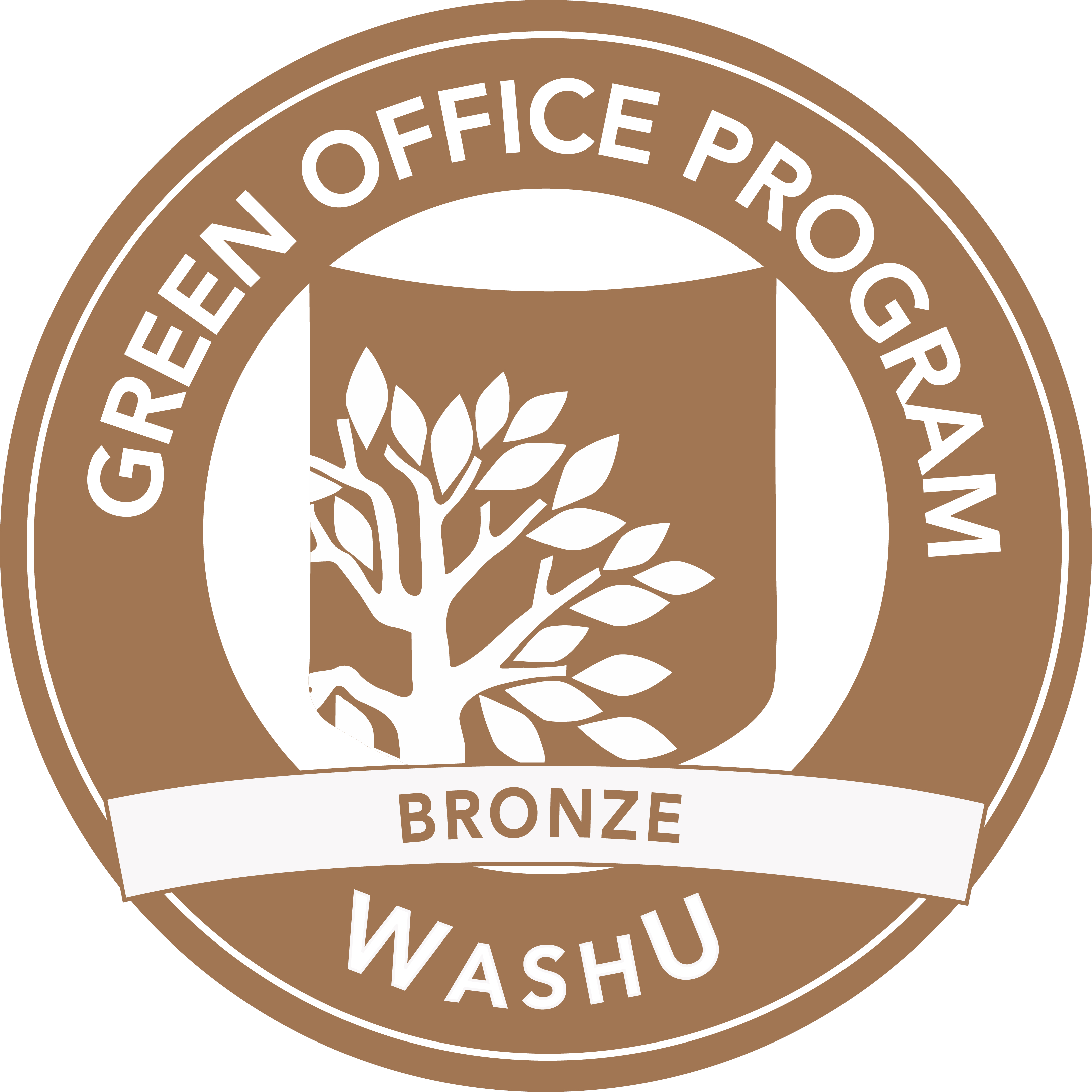 The Bauer Leadership Center at WashU Olin has been awarded Platinum status from the WashU Office of Sustainability's Green Office Program.