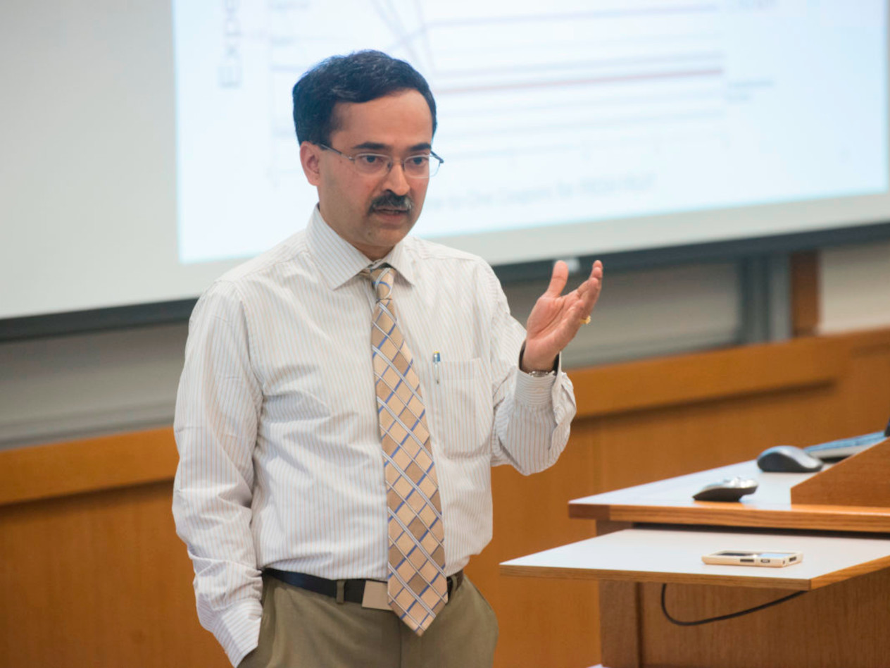 Seethu Seetharaman, director of the master’s program and Olin’s Center for Customer Analytics and Big Data