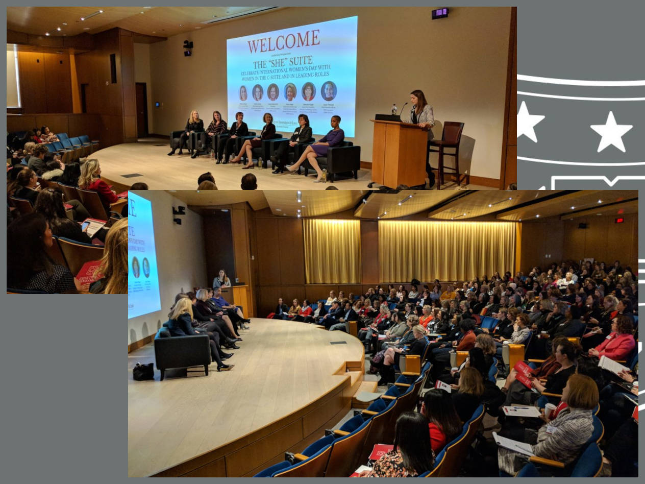 Attendees at the She Suite in honor of International Women’s Day on March 8, 2018