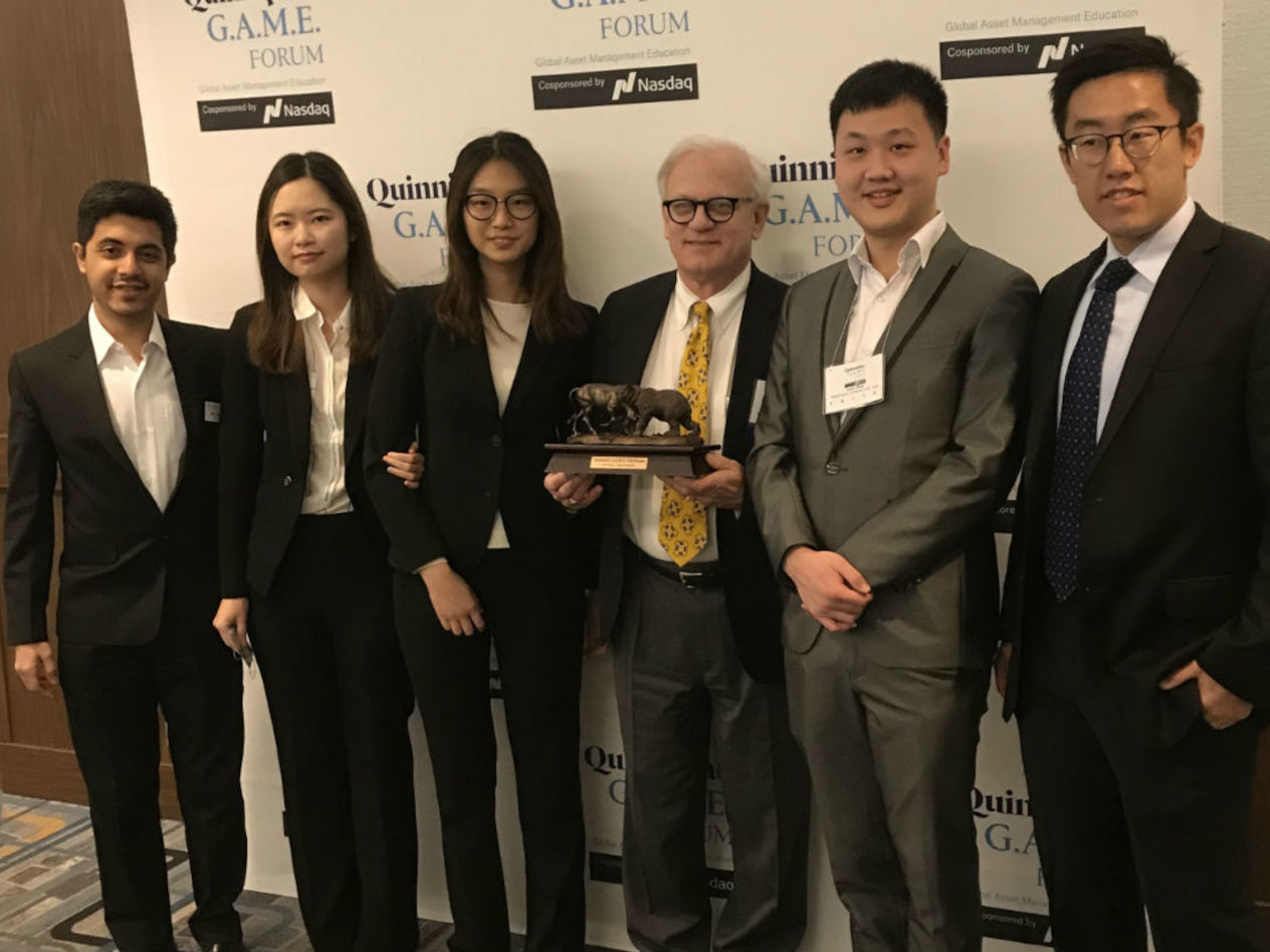 Olin 1st in prestigious Quinnipiac finance competition