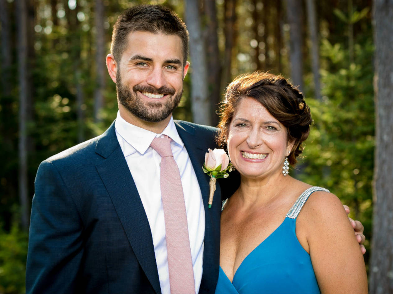 Ryan with his mother, Danna Courson.