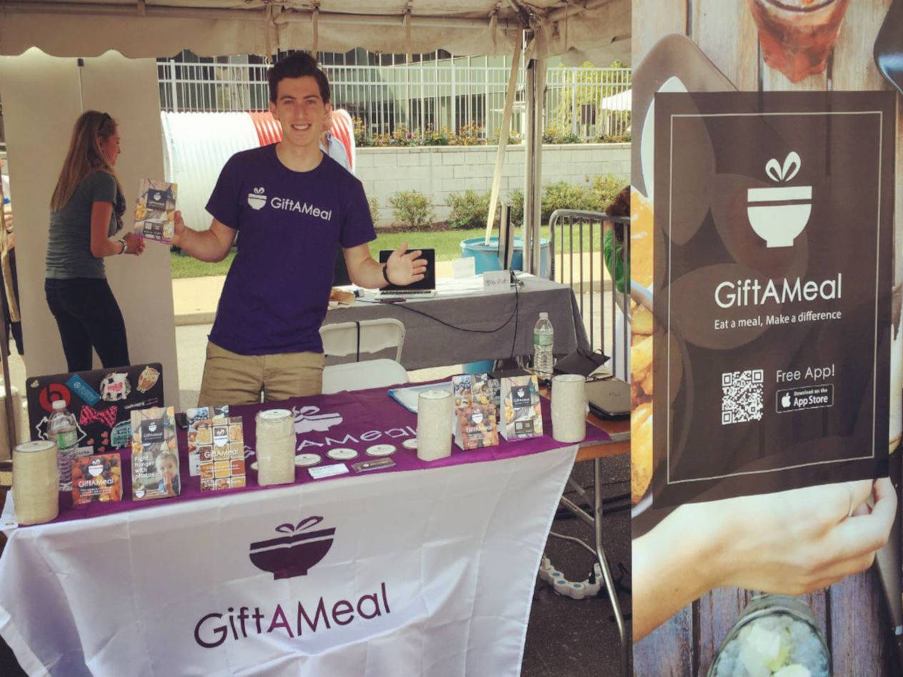 Jacob Mohrmann, BSBA 2016, chief marketing officer of GiftAMeal