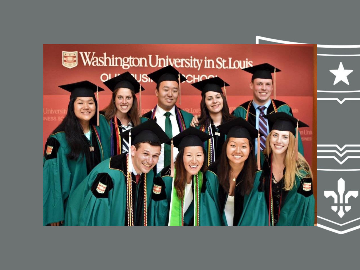 Miranda Lan, BSBA 2017, is in the back row, far left.