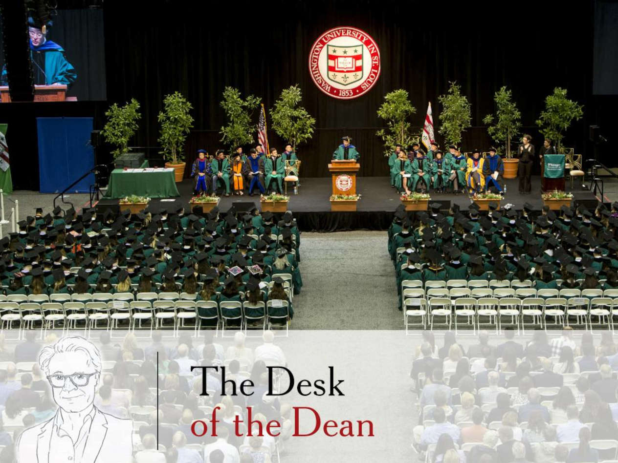WashU Graduation - Desk of the Dean