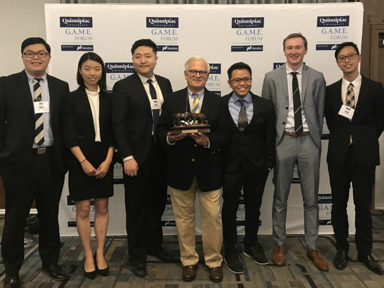 Olin student winners of Quinnipiac competition