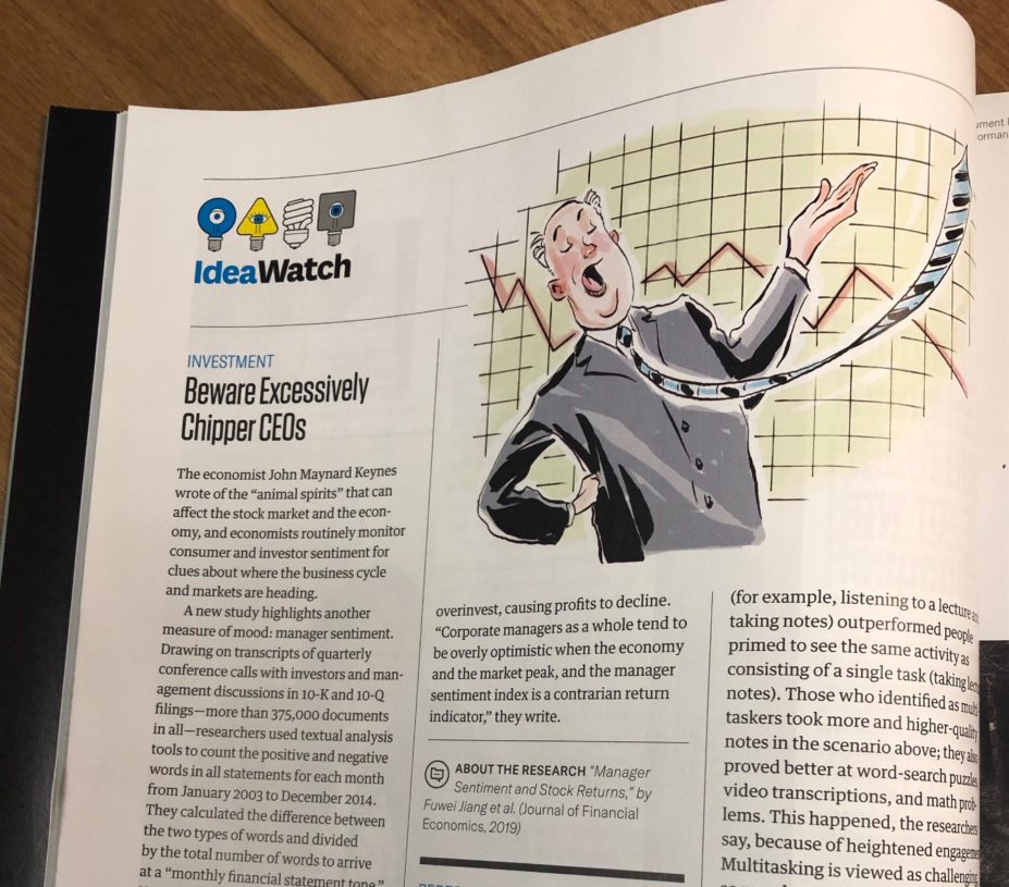 Beware Excessively Chipper CEOs