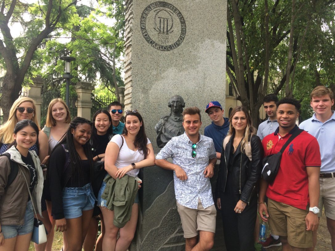 Global Immersion students in Madrid, Spain