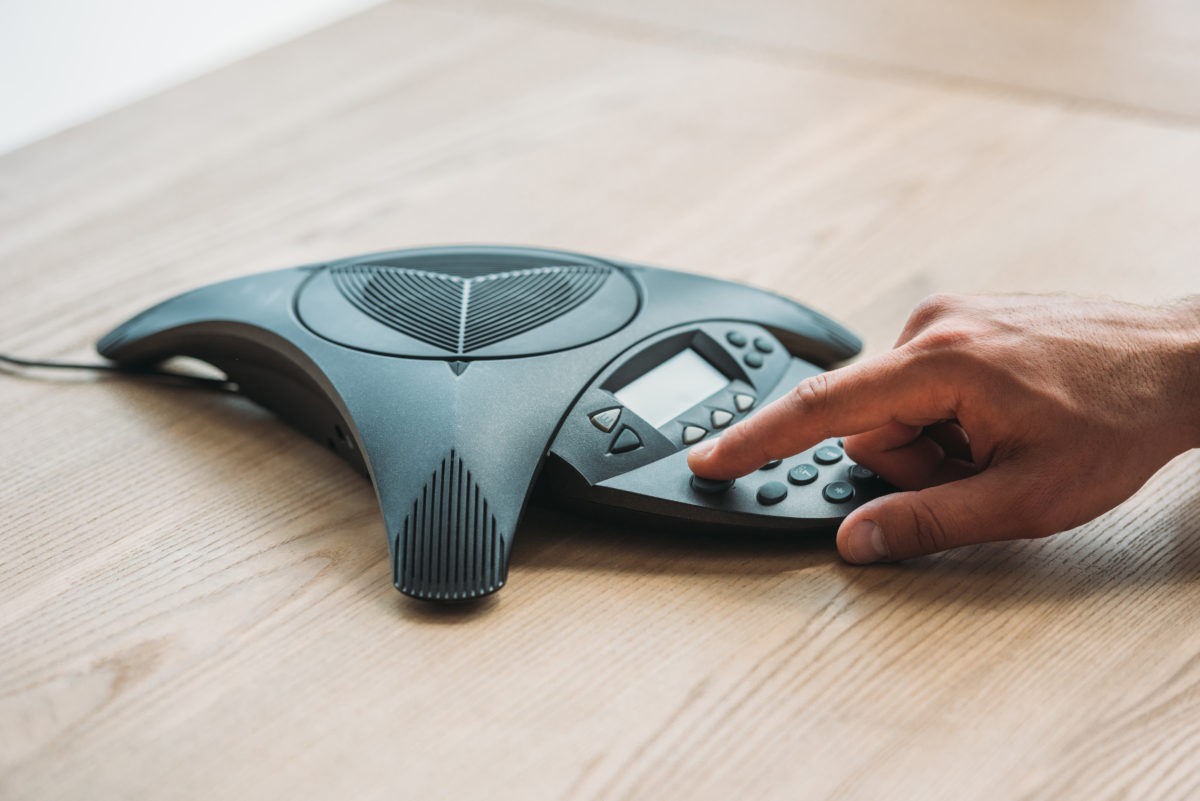 Conference call telephone