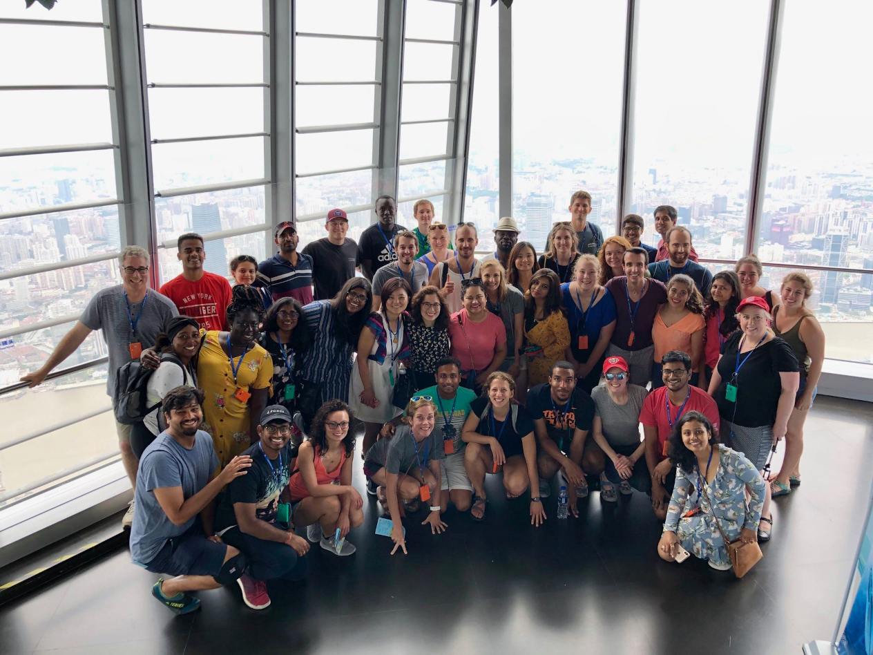 Student participating in WashU Olin's Global Immersion program