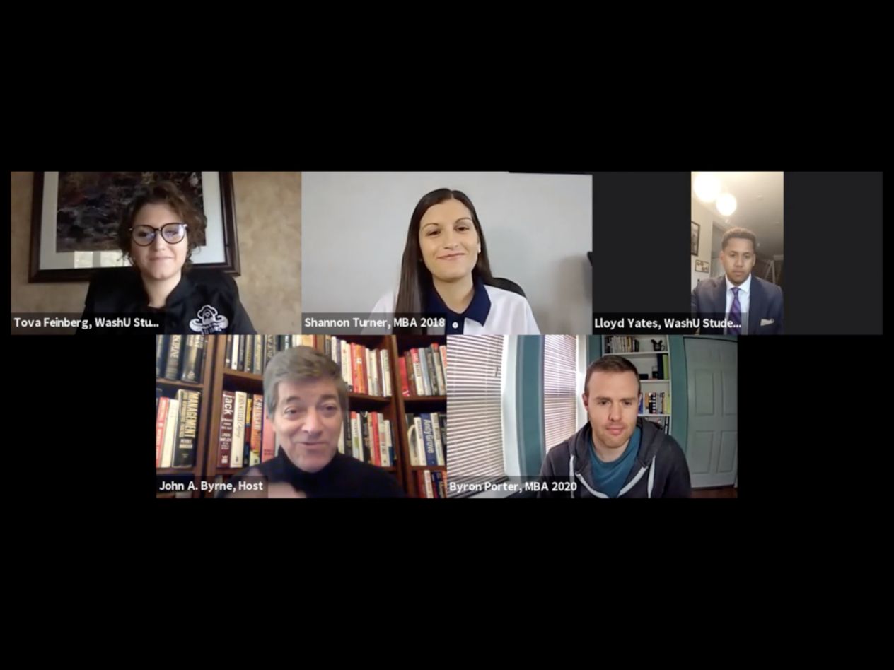 P&Q’s entrepreneurship video event features Olin students and alumni with startups