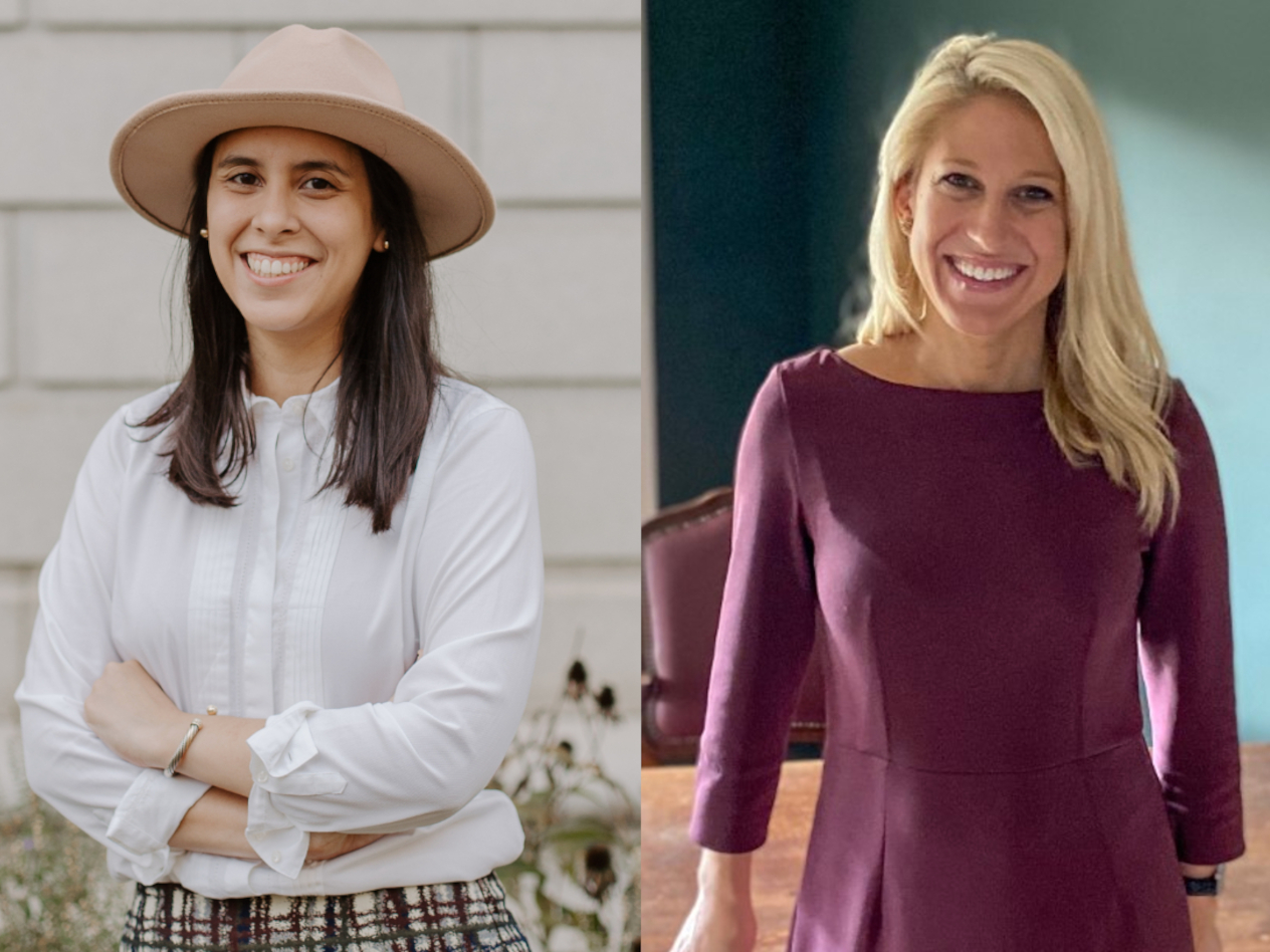 Daphne Benzaquen, MBA ’17, and KaLeena Thomas, MBA ’12