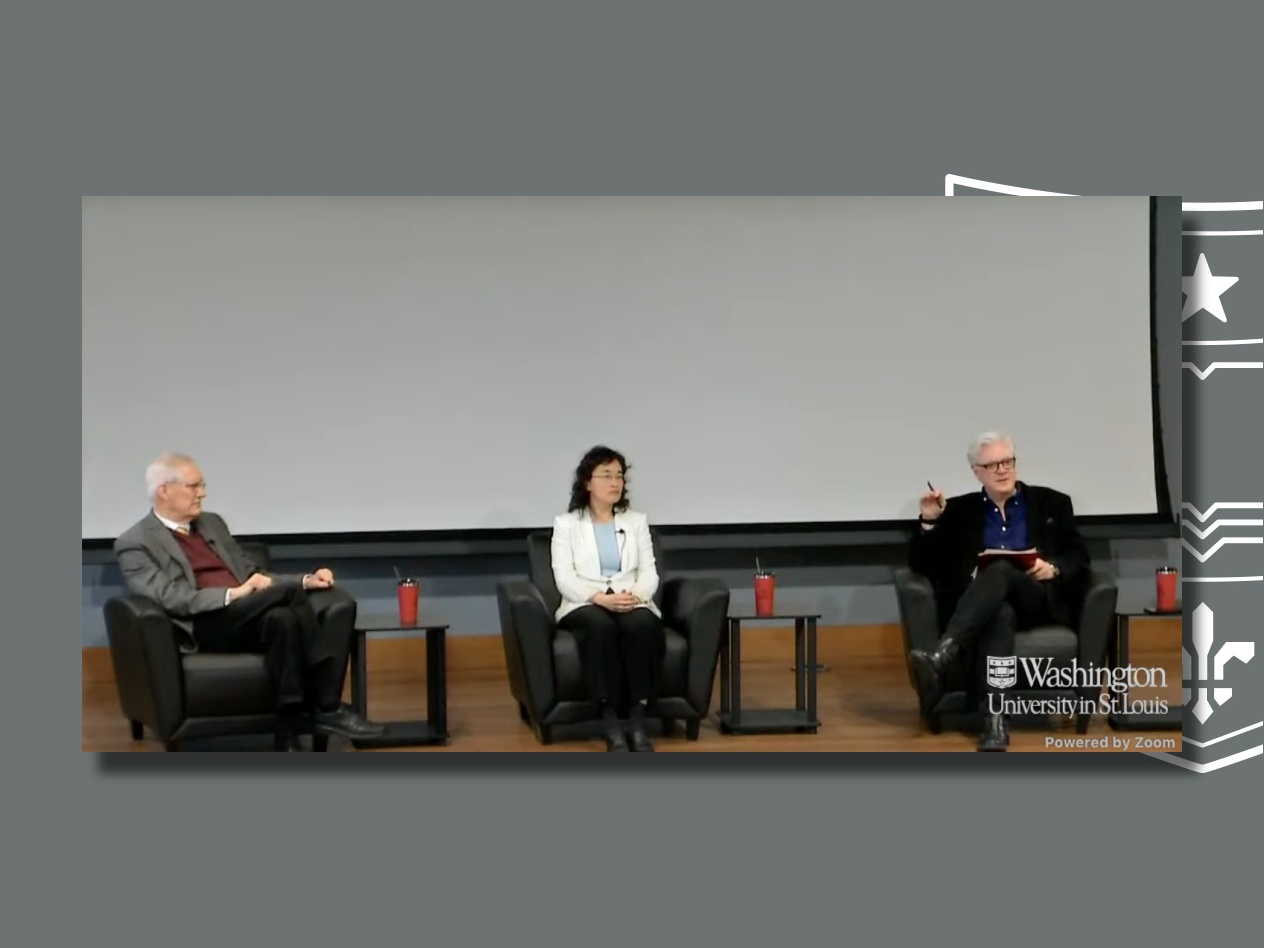 Panelists from the "Ukraine: The Invasion and Fallout" fireside chat