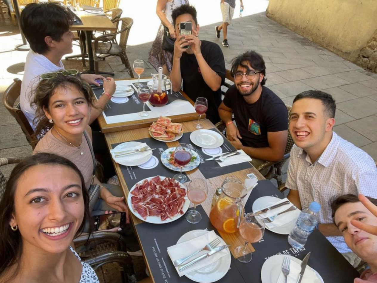 Students in Barcelona