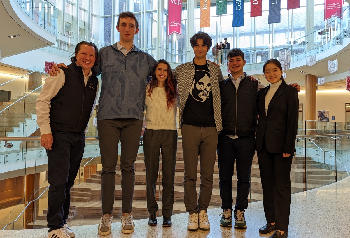 Pictured above, from left: Mike Whipkey, Jake Wolf, AJ Sann, Oliver Every, Gavri Steiger and Grace Shen.