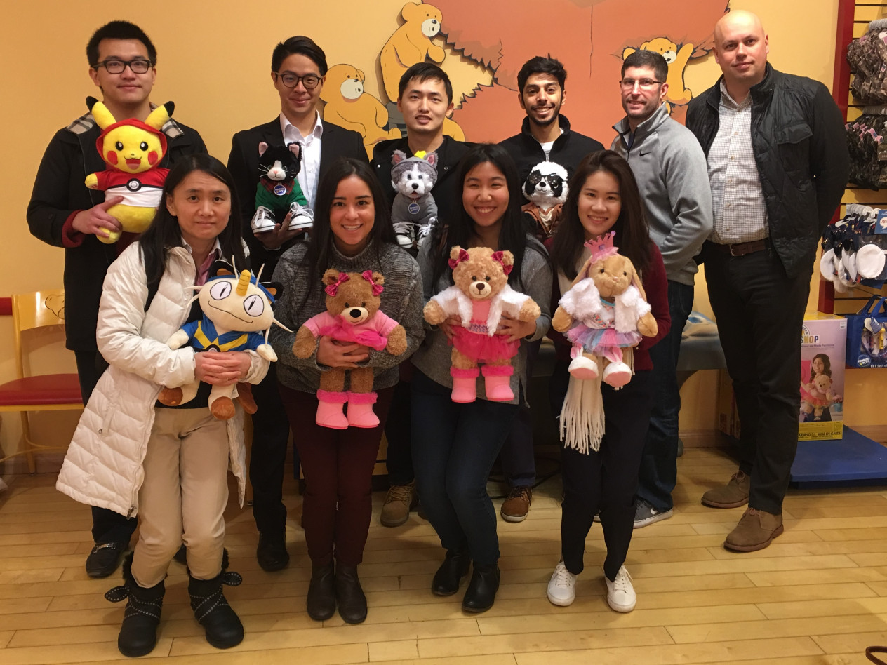 Students in the Build-A-Bear consulting team