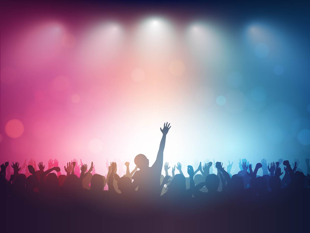 illustration of music festival for Evolution Festival post