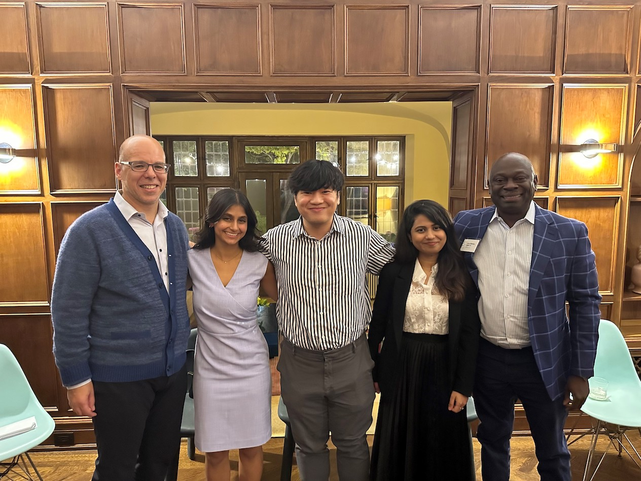 Olin students Shriya Penmetsa, Richard Lee, Manaswini Bobbu.