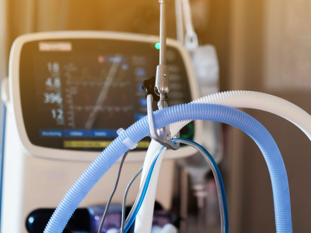 A medical ventilator