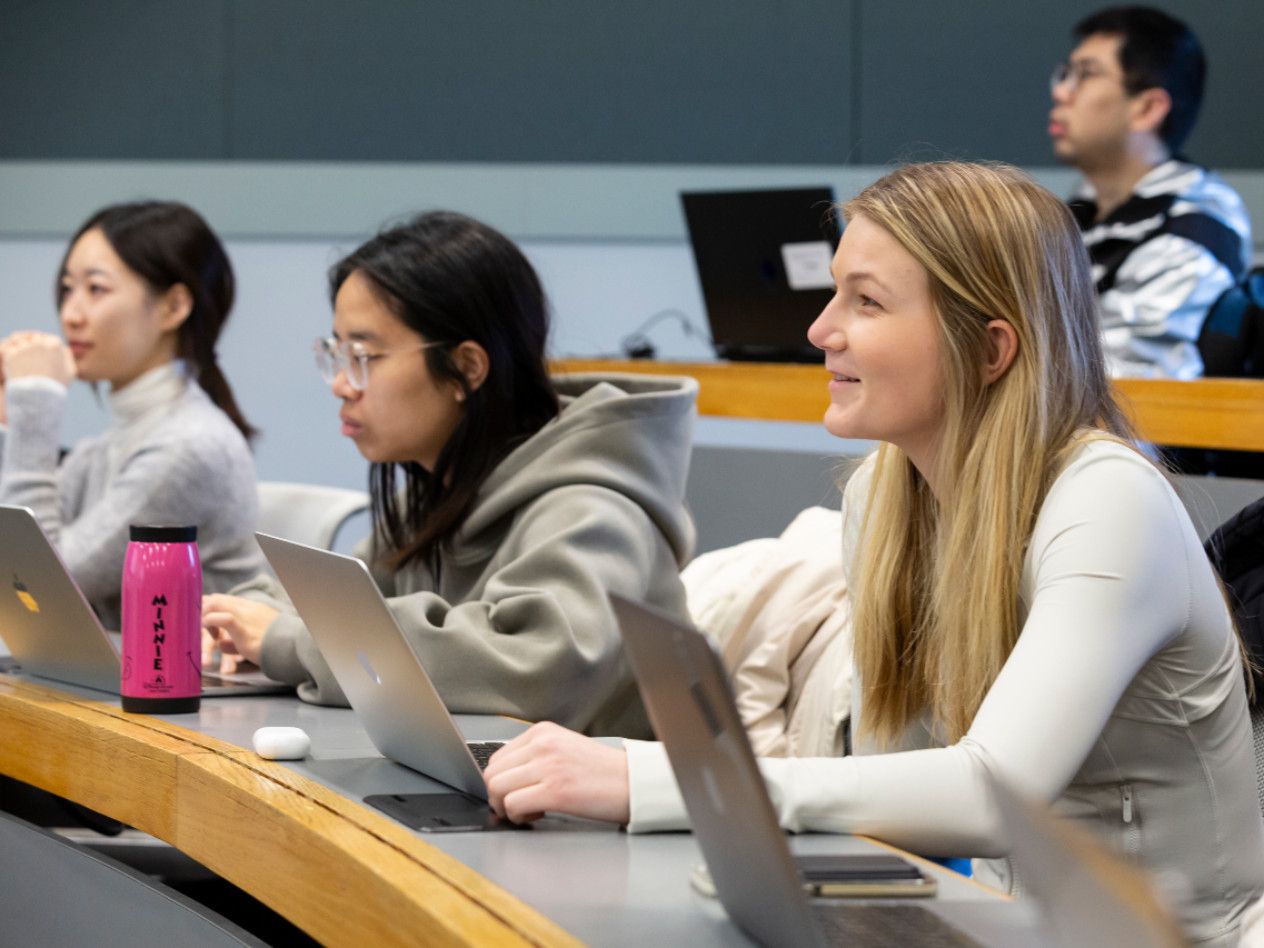 Students in a classroom