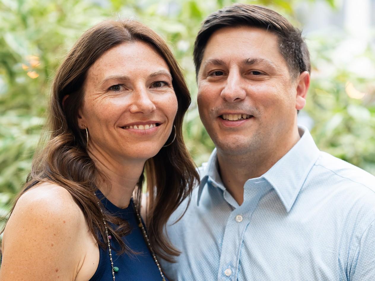 Dawn and Christopher Bloise, BSBA 1997