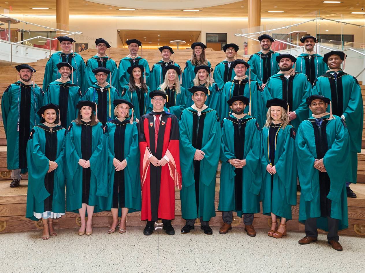 EMBA 58 graduation portrait on May 3, 2024