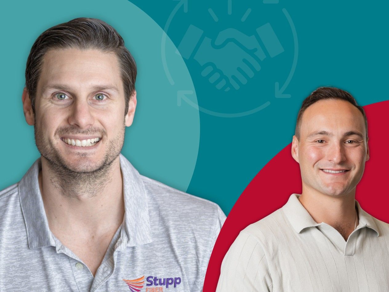 photos of John Stupp III and Joe Renner.