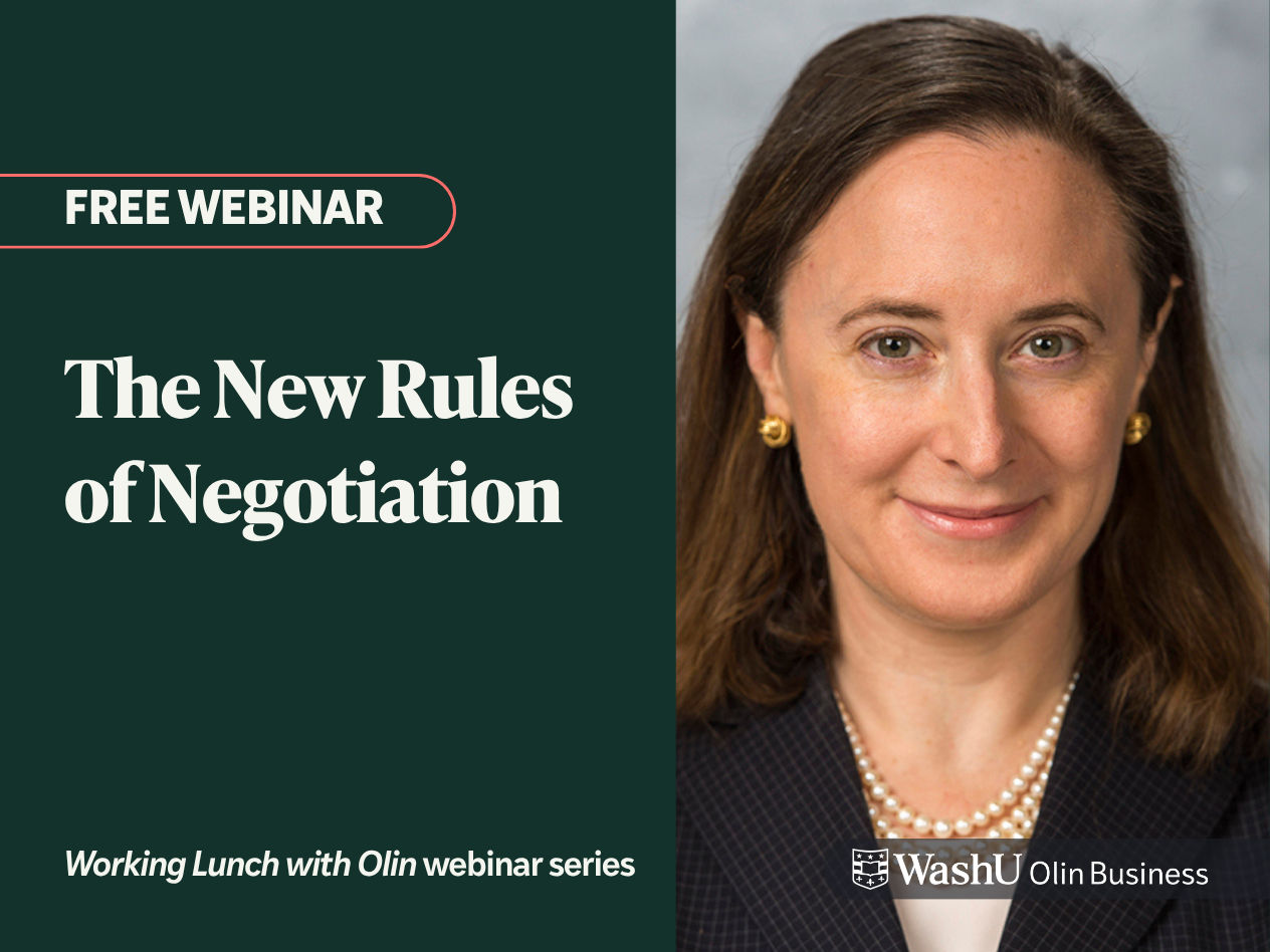 The New Rules of Negotiation: Free Webinar, April 17