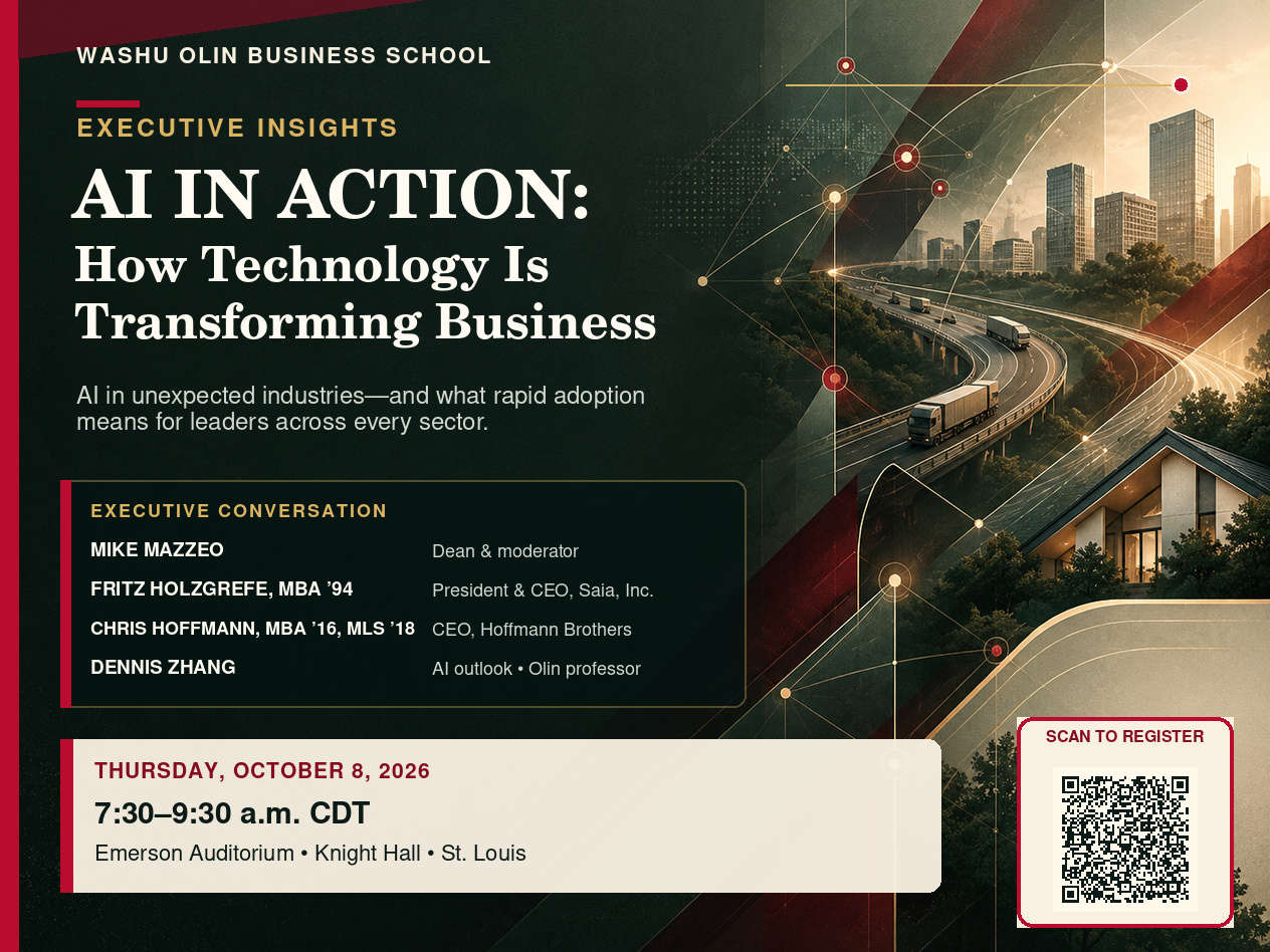 October 8: Olin Executive Insights