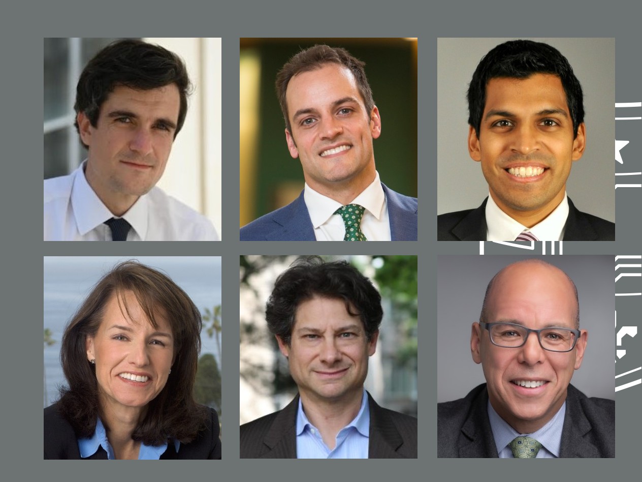Six members of the 2023-2024 Olin Brookings Commission