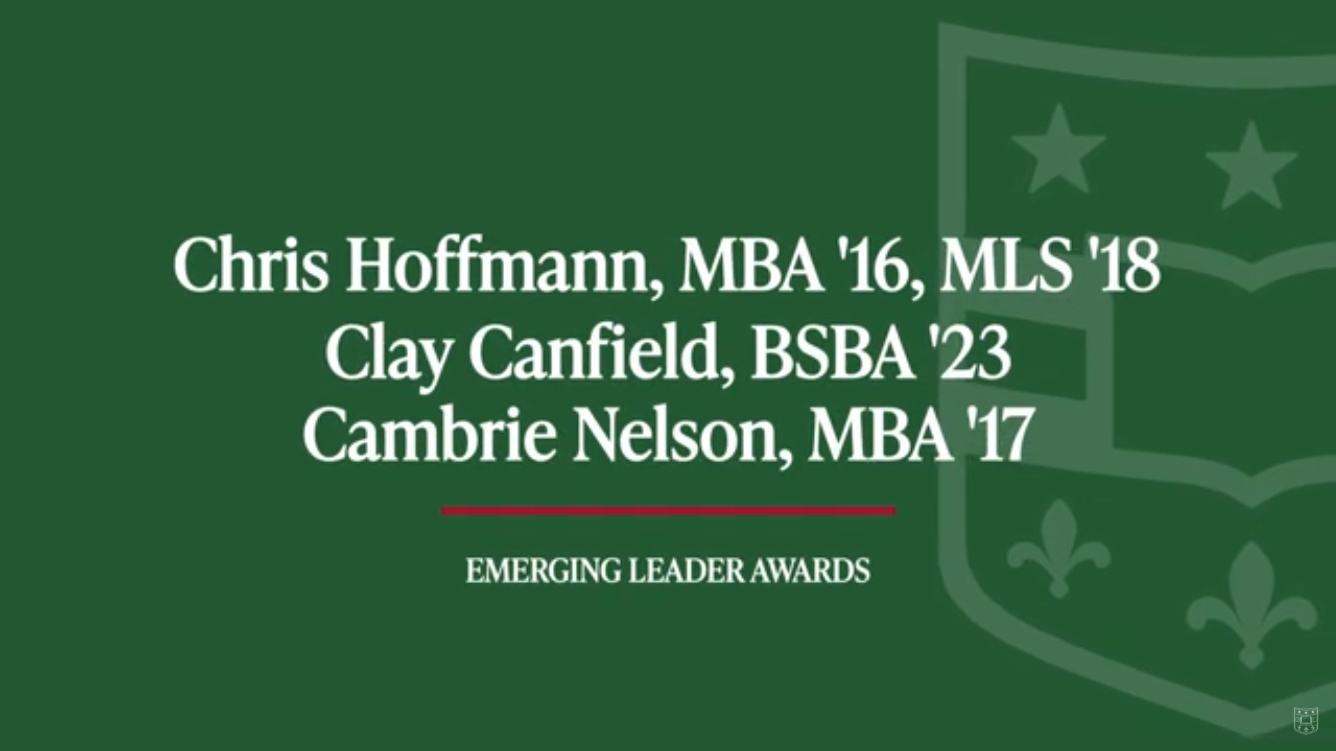 Emerging Leaders Award