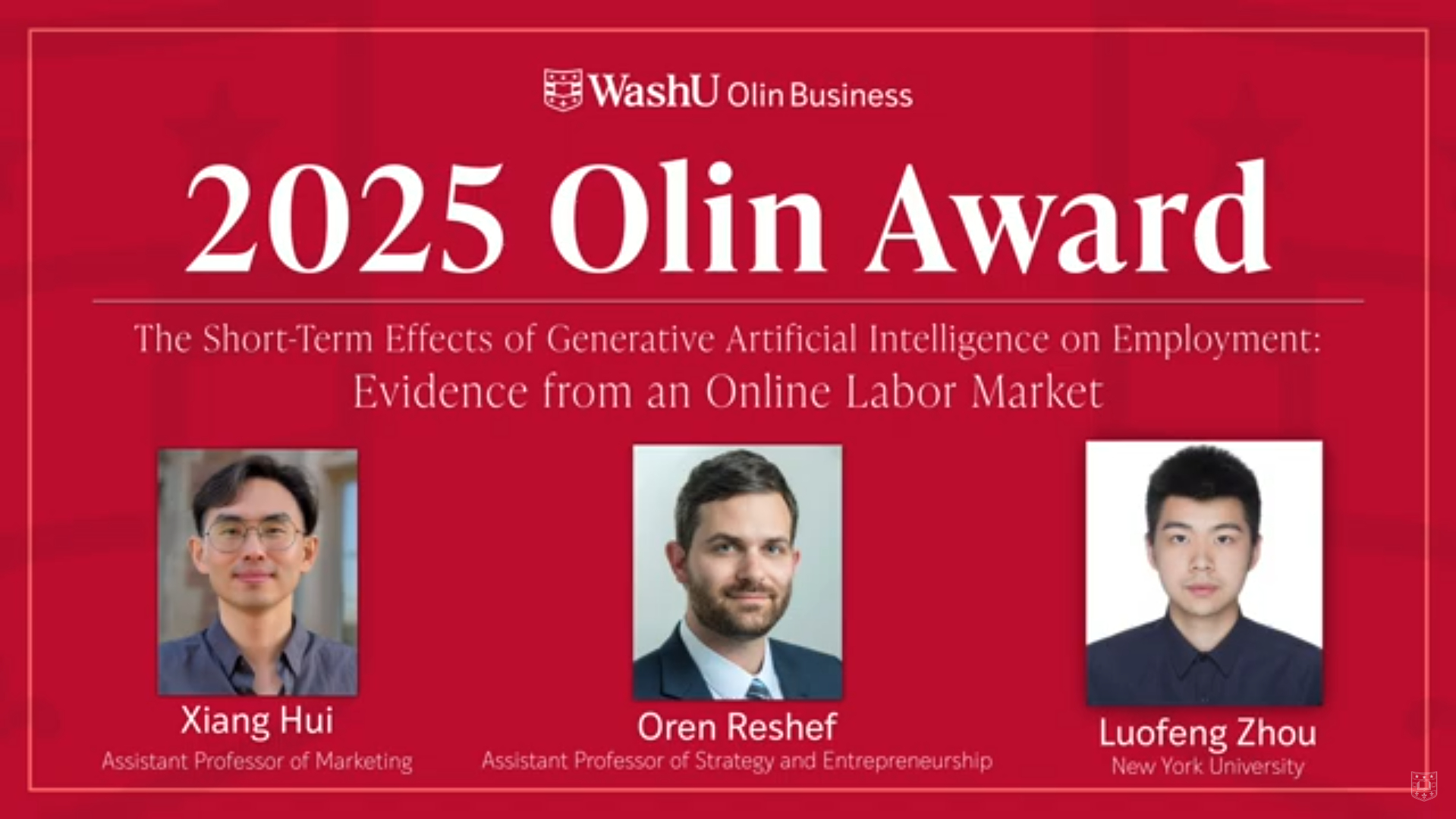 2025 Olin Award