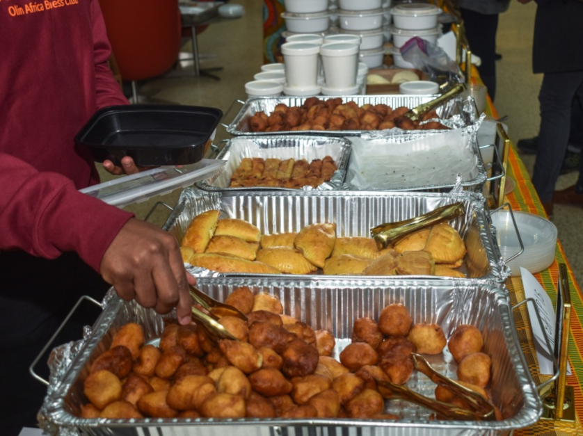 Puff-puff, meatpie and spring rolls from the Olin Africa Business Forum 2022.