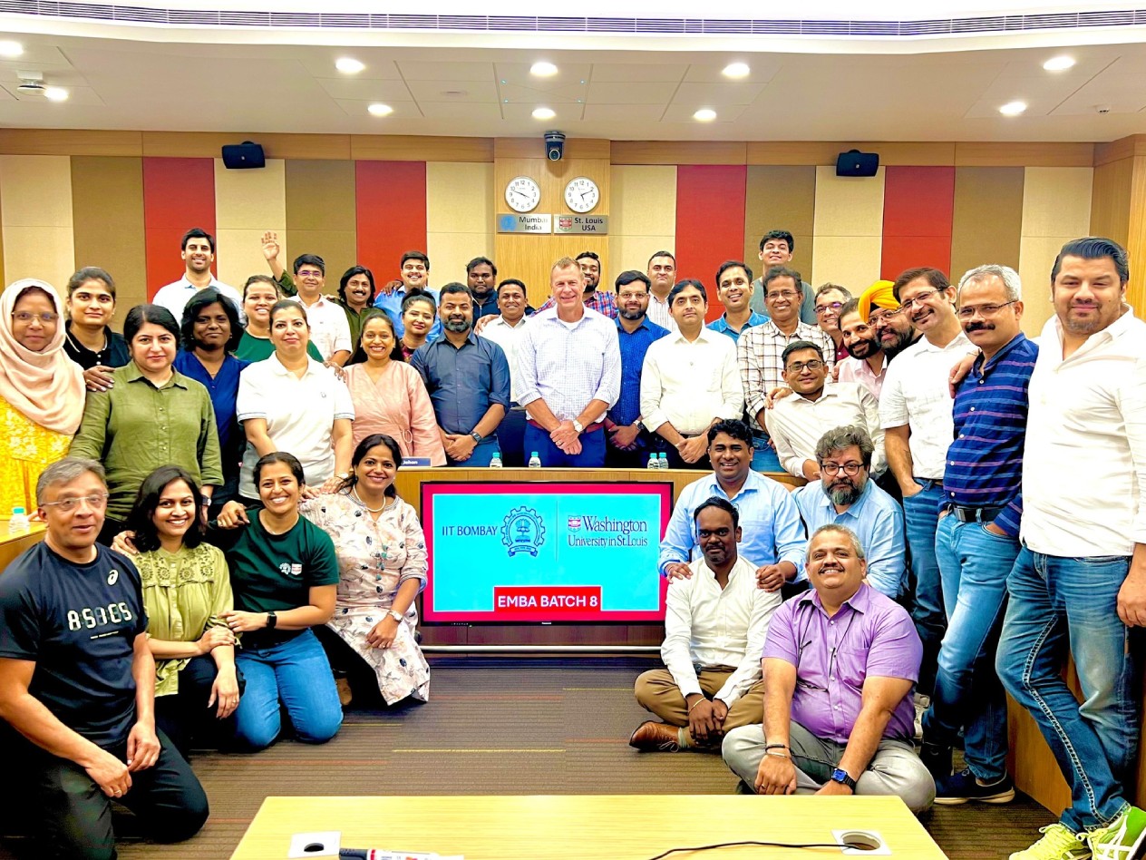 Dirks taught in India with Olin's EMBA Mumbai program.