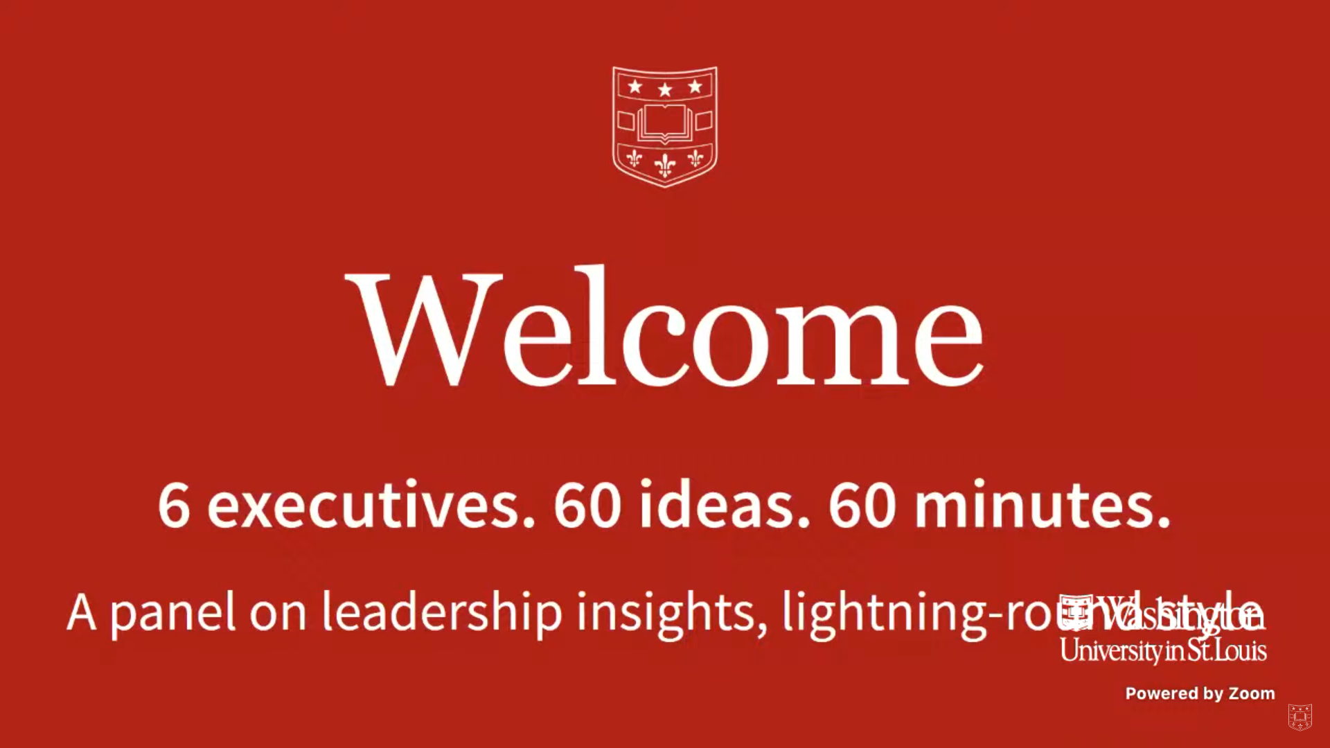 Each panelist has 10 minutes to share 10 thoughts that have helped them achieve success in their careers.