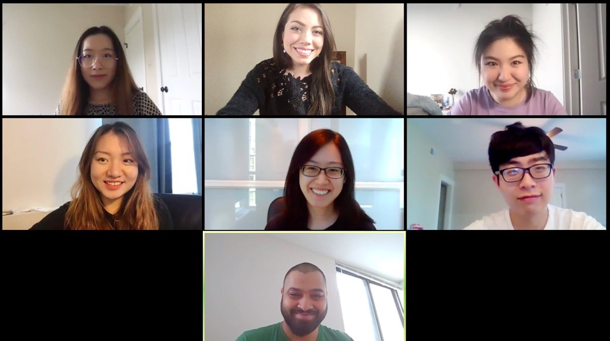 WashU practicum students virtually shared their final presentation with the Purina team.