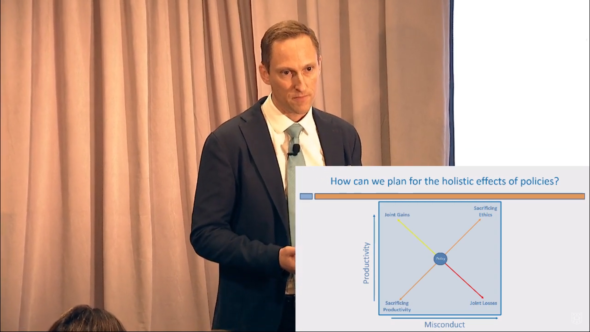 Olin professor Lamar Pierce speaks to the way ethics and productivity go hand in hand in the workplace.