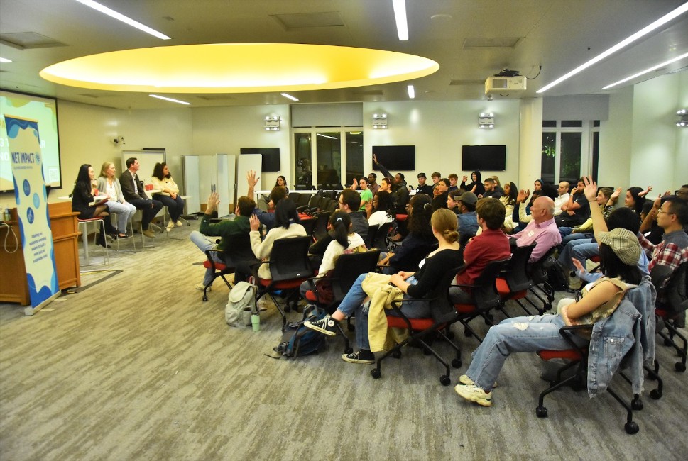 The November 9, 2023, event launched a series called "Reimagining Business."