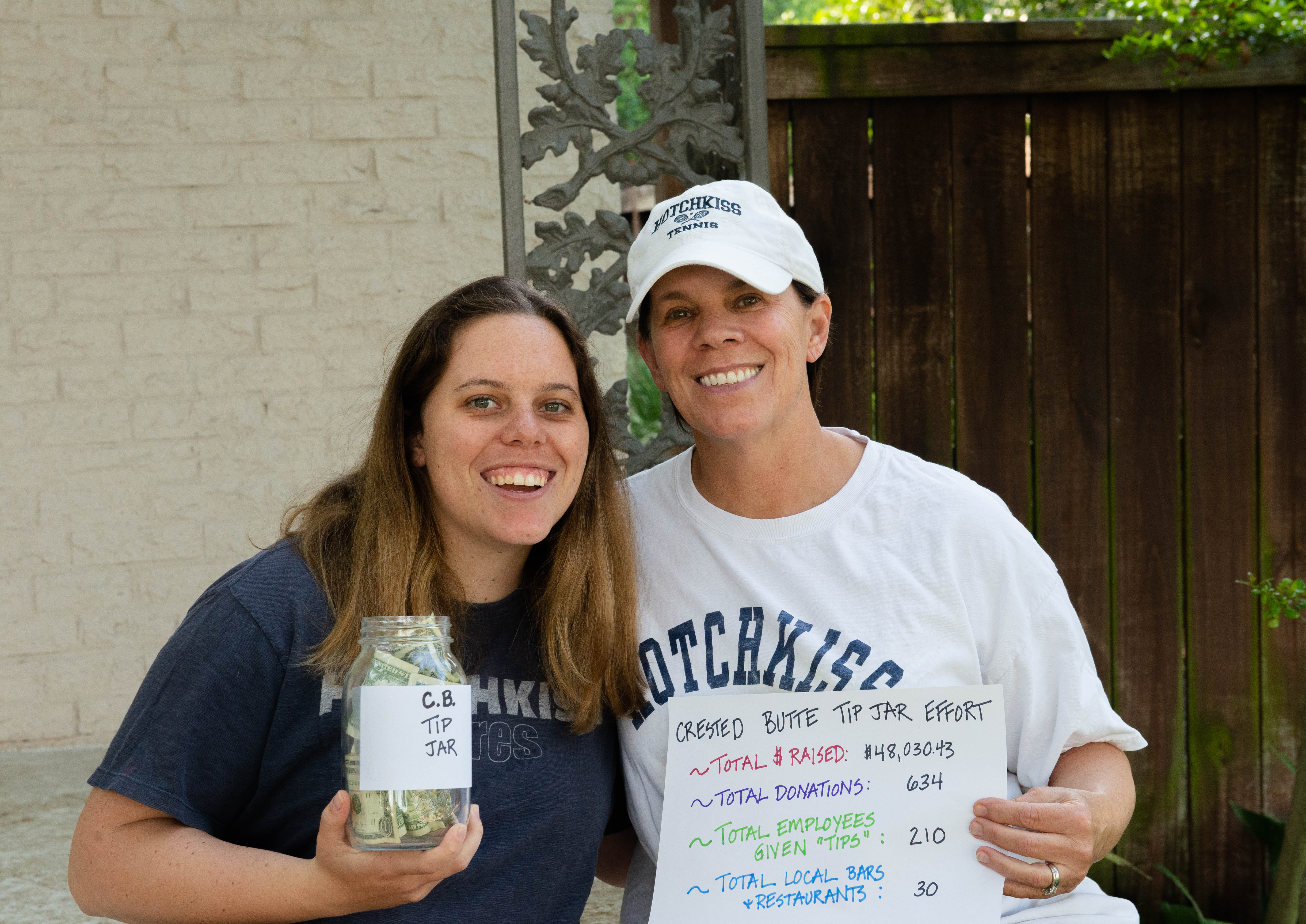 After a few weeks of work, Katherine and Haden had raised and distributed $48,000 through the virtual tip jar.