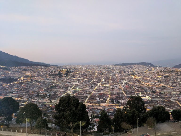 The view from the angel’s vantage point.
