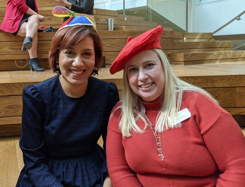 Ashley Macrander and Katie Wools — a poet and a quant.