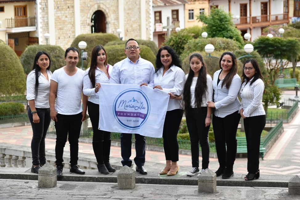 Some of Maria Lida Foundation’s English class students in Alausi, Ecuador.