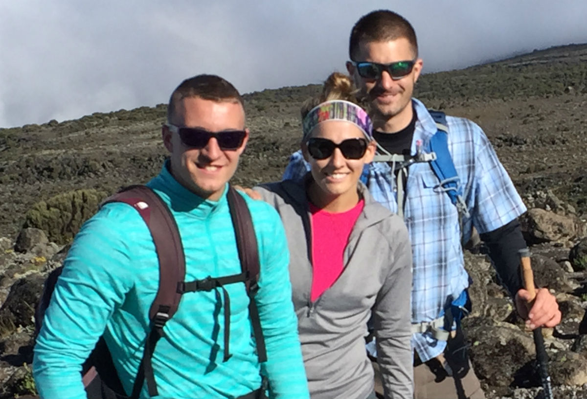 Courson with his siblings, Cole Courson, BSBA 2019, and sister, Lindsey Fish.
