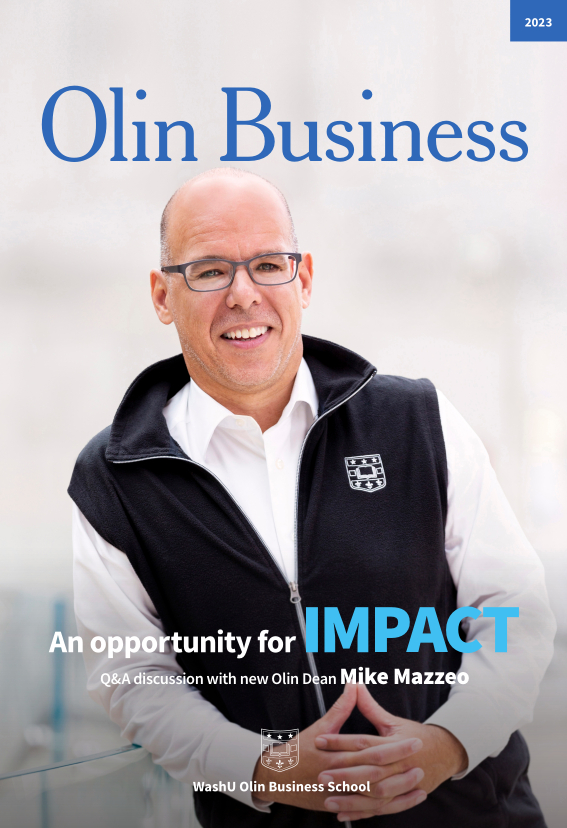 2023 Olin Business Magazine Cover