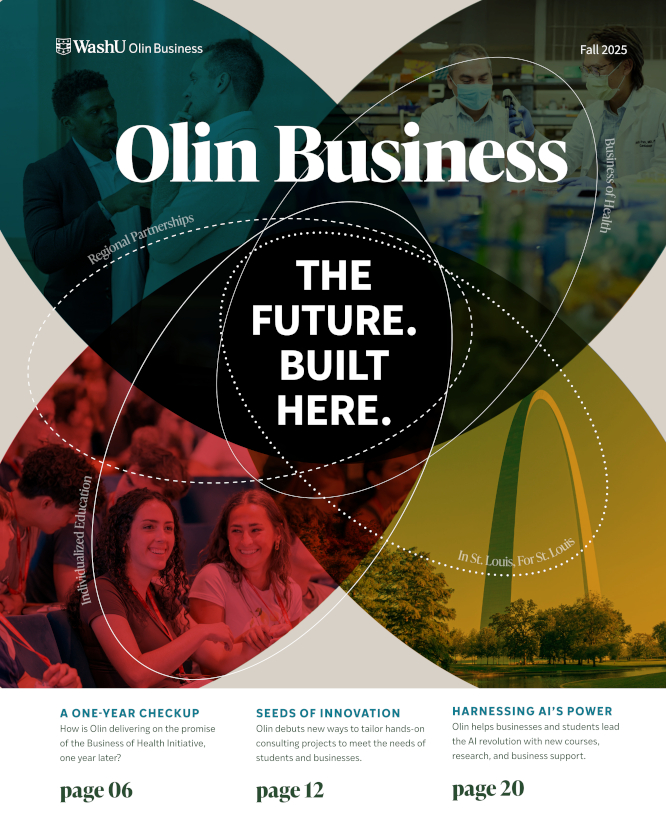 Olin Business Magazine cover